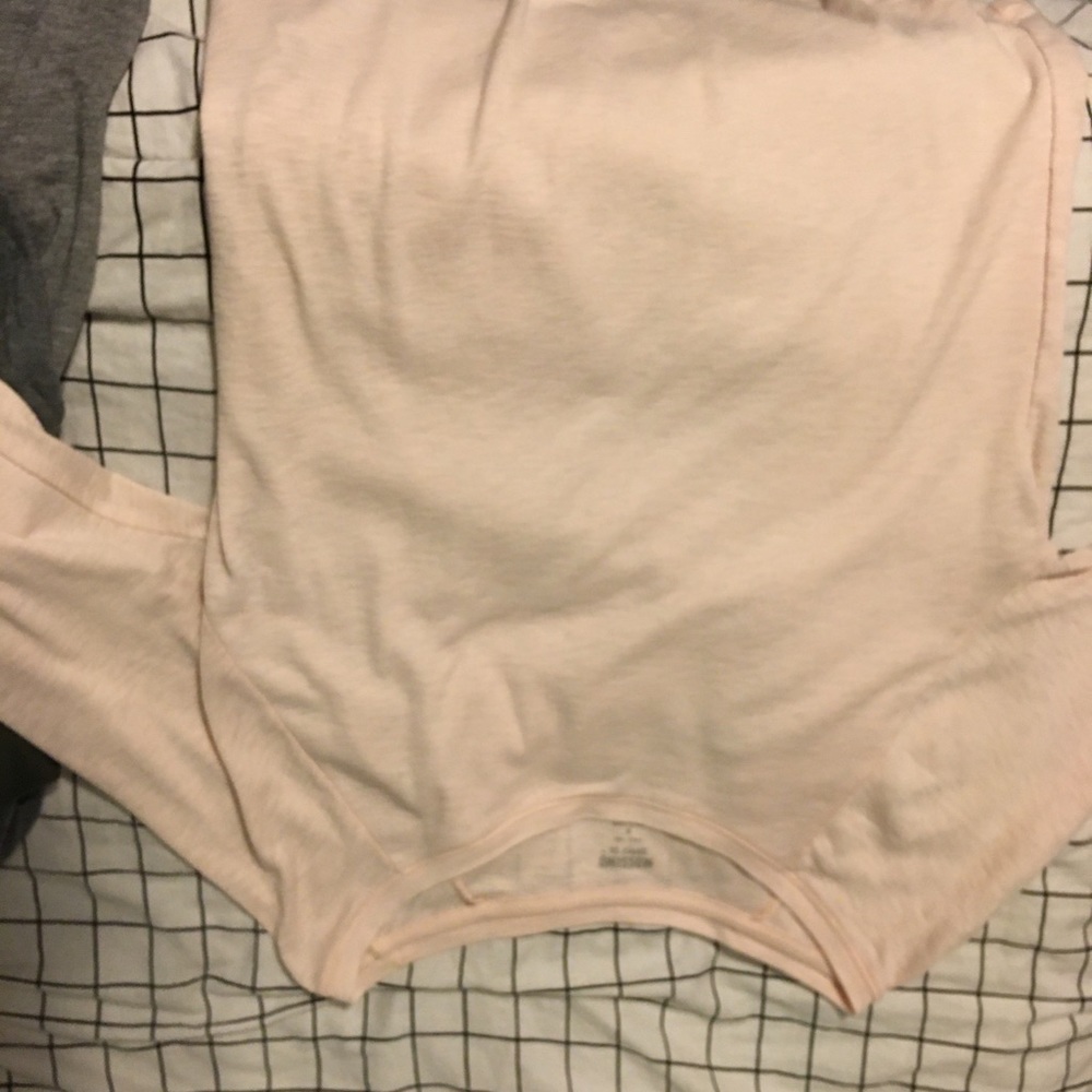 light pink top